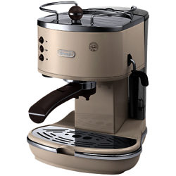 DeLonghi ECOV311.BG Vintage Icona Espresso Coffee Machine, Cream